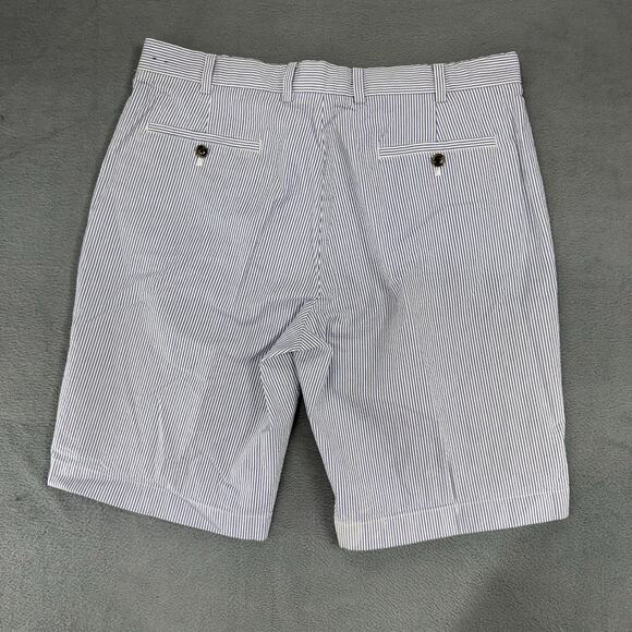 Brooks Brothers 346 Light Blue Chino Shorts Cotton Size 36 Lightweight Chino - Picture 3 of 10